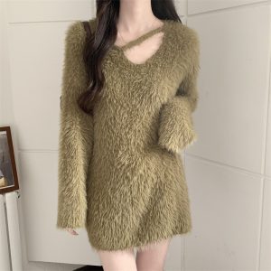 Woolen Sweater Korean Style Loose Chic